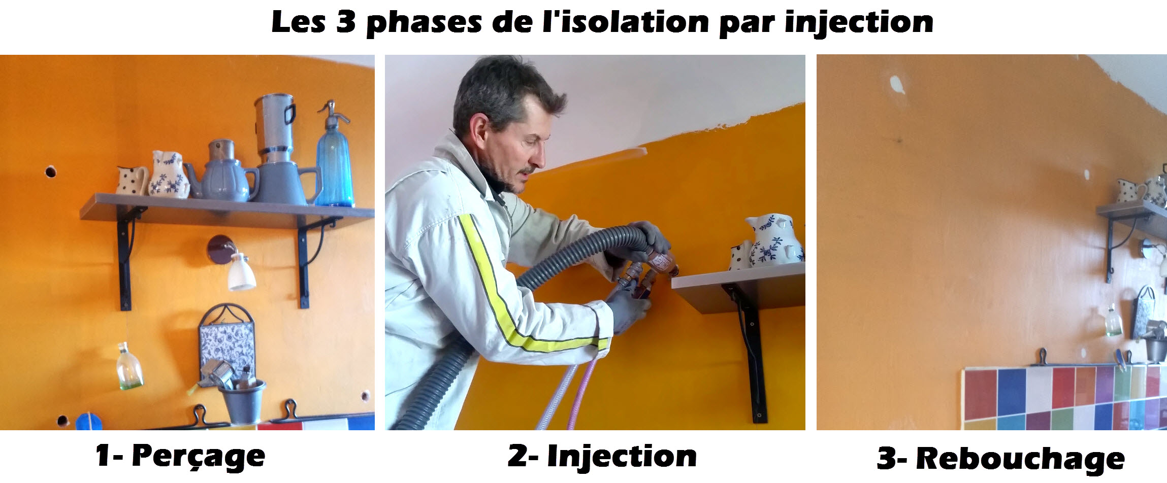 injection d'isolant dans une maison ancienne